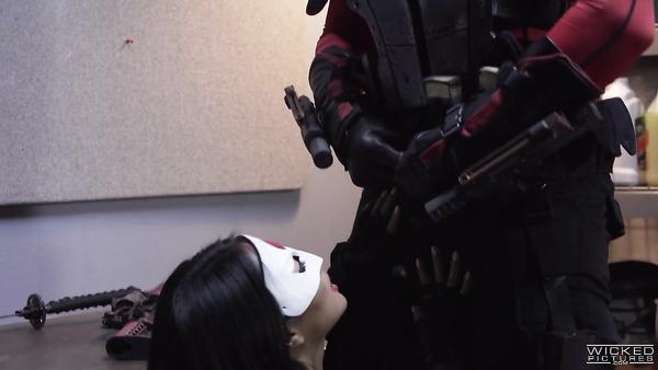 Interracial porn with a plot. Black men fucks Asian warrior with sword